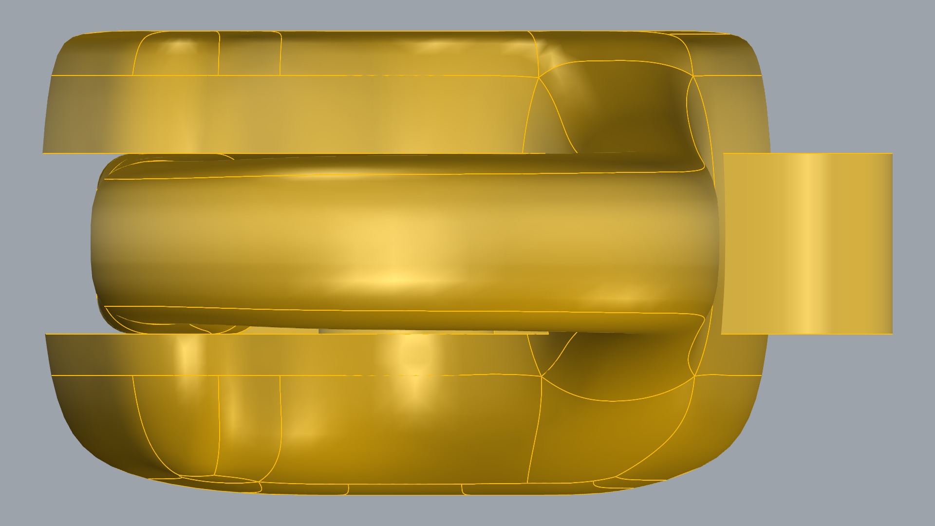 Simple Carabin Jewelry Lock JDBCo 3D print model_12