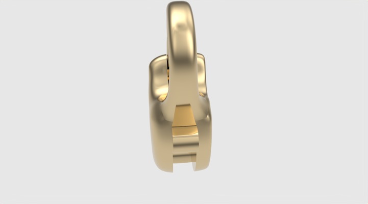 Simple Carabin Jewelry Lock JDBCo 3D print model_31