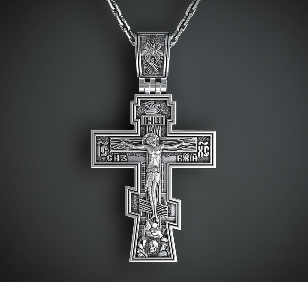 ORTHODOX CROSS 3 Printable Model 3D print model_2