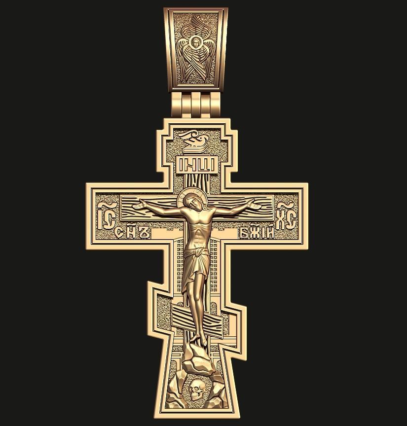 ORTHODOX CROSS 3 Printable Model 3D print model_6