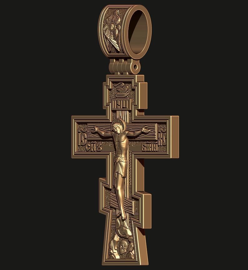 ORTHODOX CROSS 3 Printable Model 3D print model_7