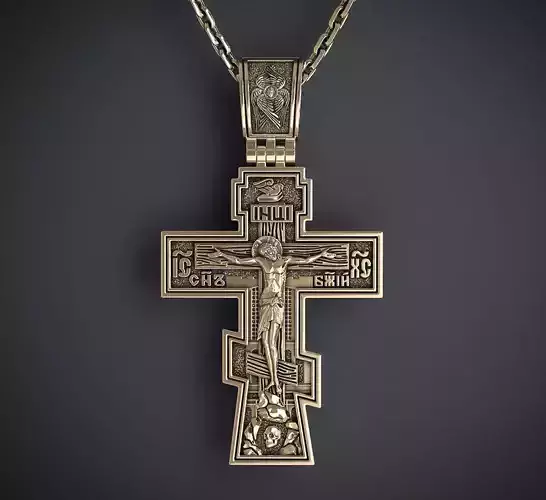 ORTHODOX CROSS 3 Printable Model 3D print model