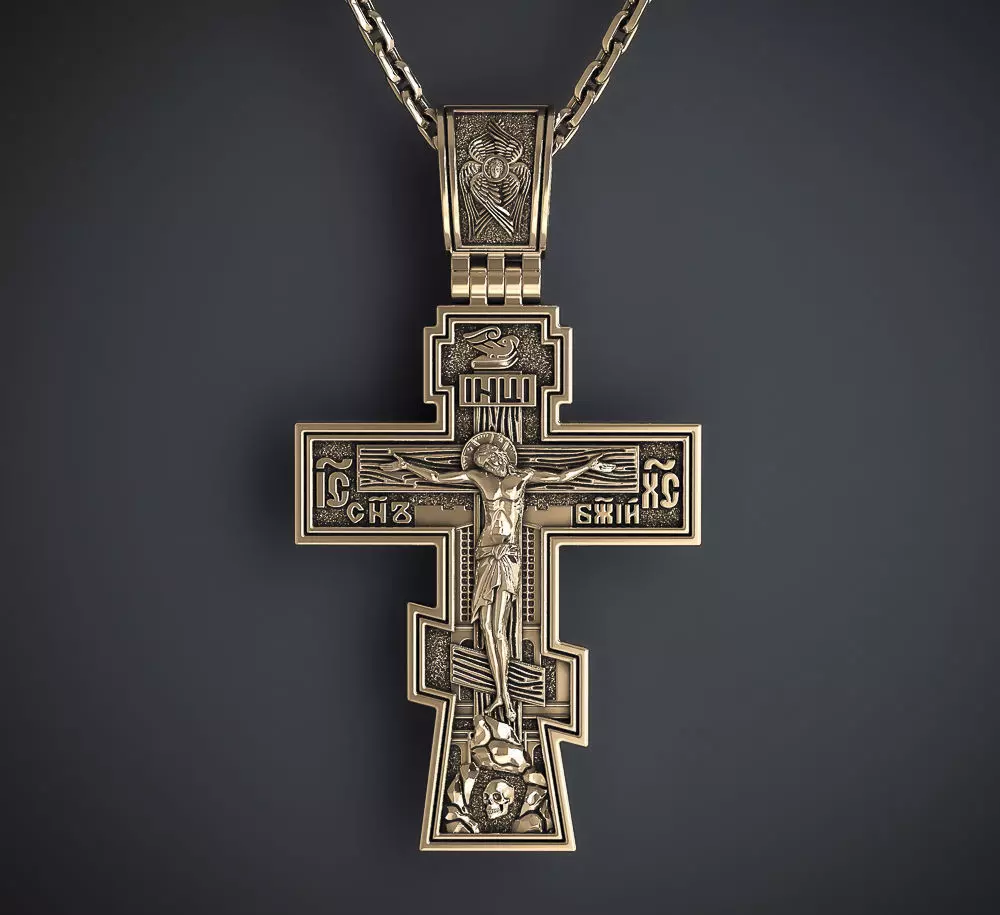 ORTHODOX CROSS 3 Printable Model 3D print model_0