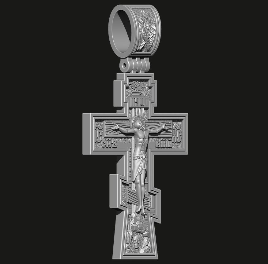 ORTHODOX CROSS 3 Printable Model 3D print model_11