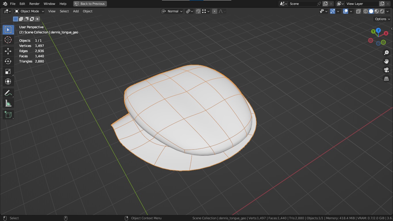 Dennis cartoon male boy character 3D model_48