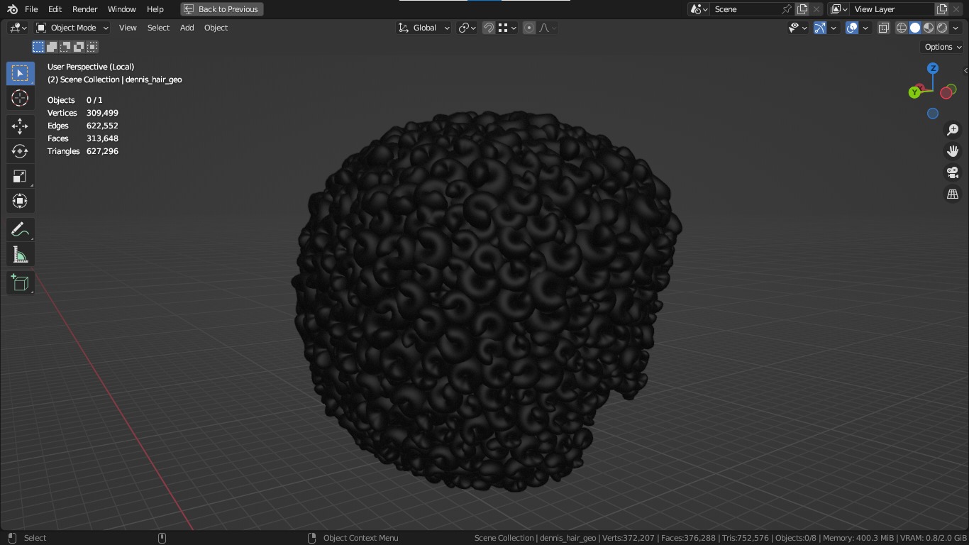 Dennis cartoon male boy character 3D model_20
