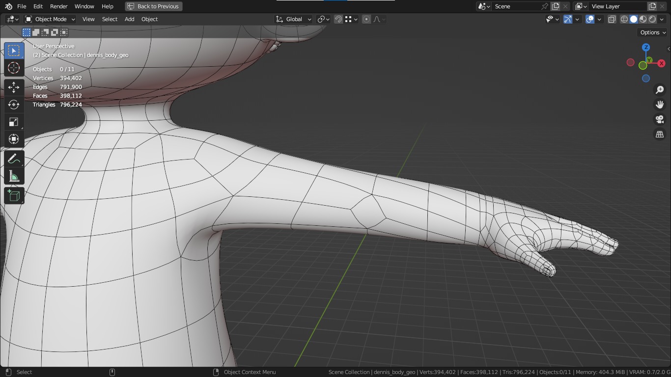 Dennis cartoon male boy character 3D model_27