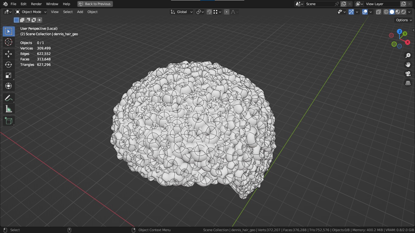 Dennis cartoon male boy character 3D model_19