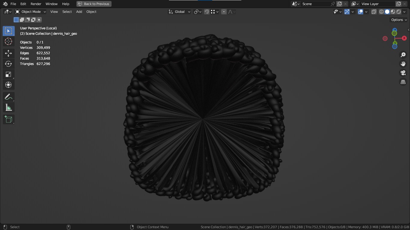 Dennis cartoon male boy character 3D model_22