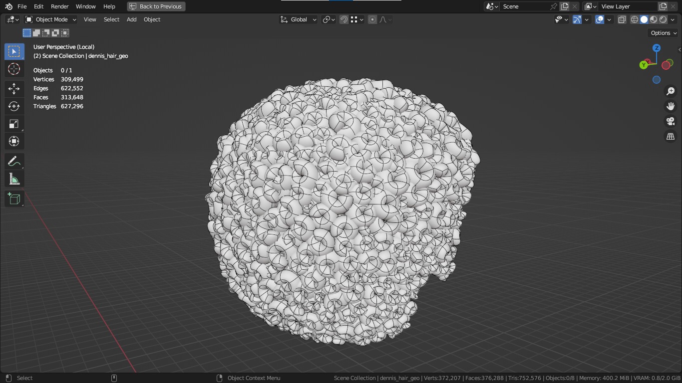 Dennis cartoon male boy character 3D model_21