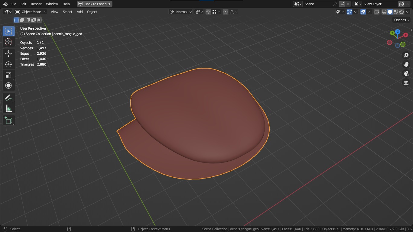Dennis cartoon male boy character 3D model_47