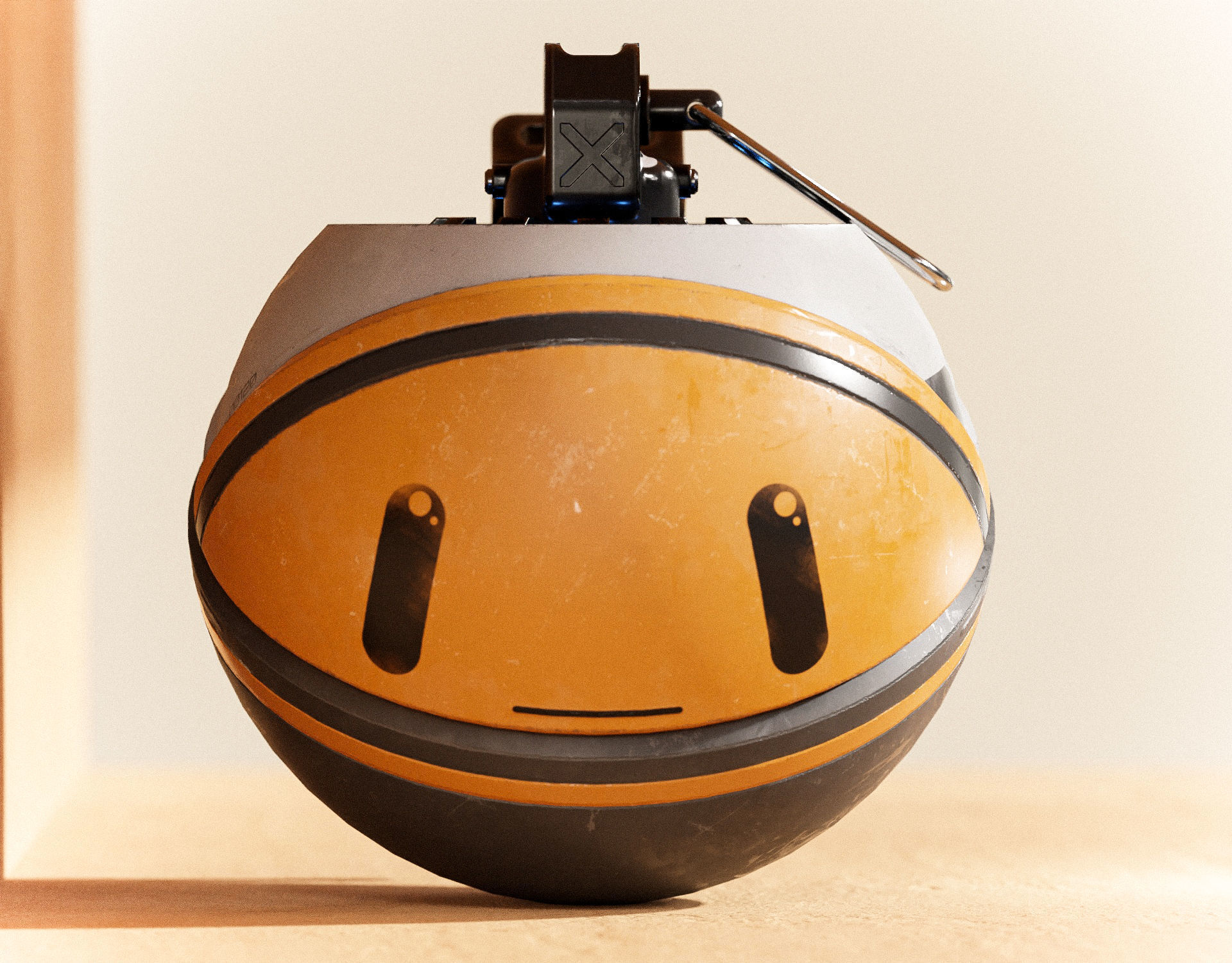 Sci-fi Grenade Flyx PBR Low-poly 3D model_7