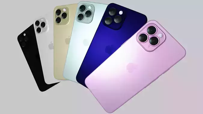 Apple iPhone 15 Pro In All Official Colors and Dimensions