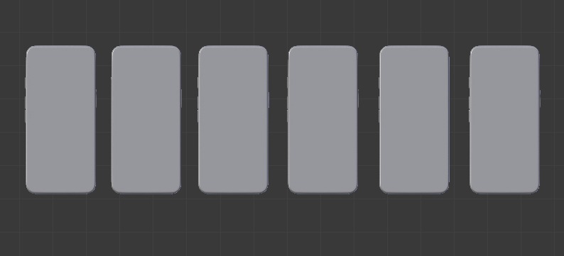 Apple iPhone 15 Pro In All Official Colors and Dimensions Low-poly 3D model_7