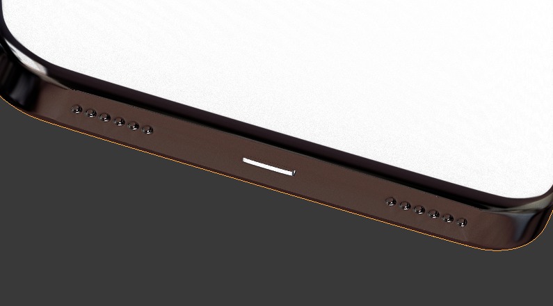 Apple iPhone 15 Pro In All Official Colors and Dimensions Low-poly 3D model_3