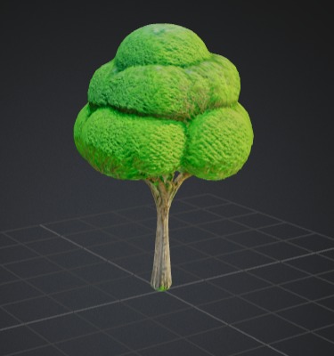 Stylized Tree 3D Model 3D model_1