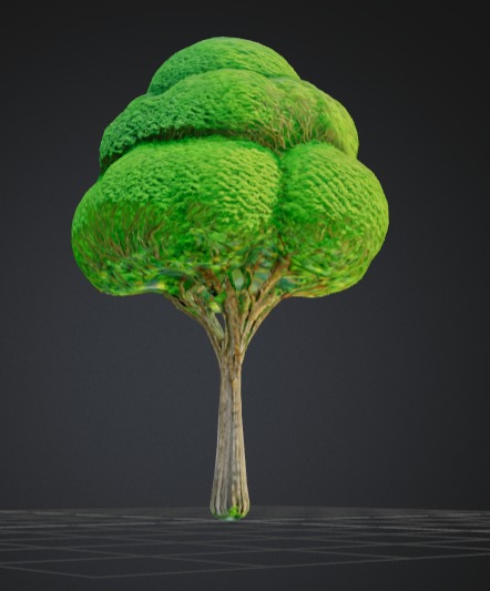 Stylized Tree 3D Model 3D model_2