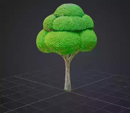 Stylized Tree 3D Model