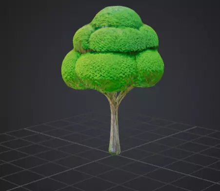 Stylized Tree 3D Model 3D model_0