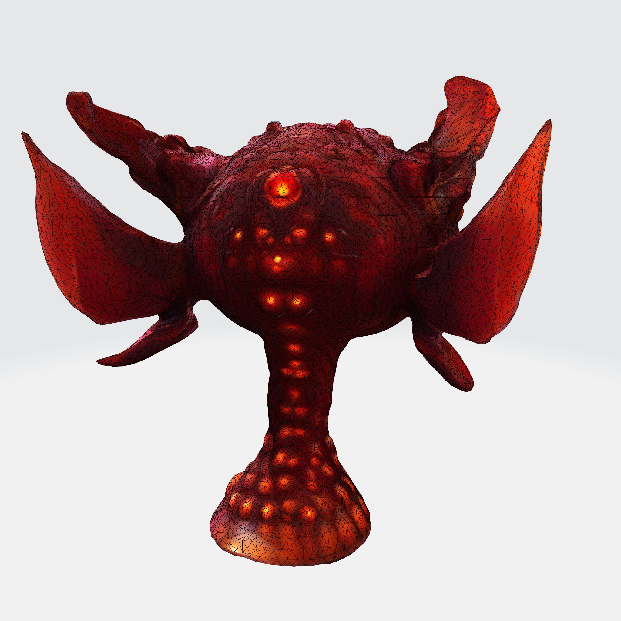 Vibrant Alien Creature 3D model_11