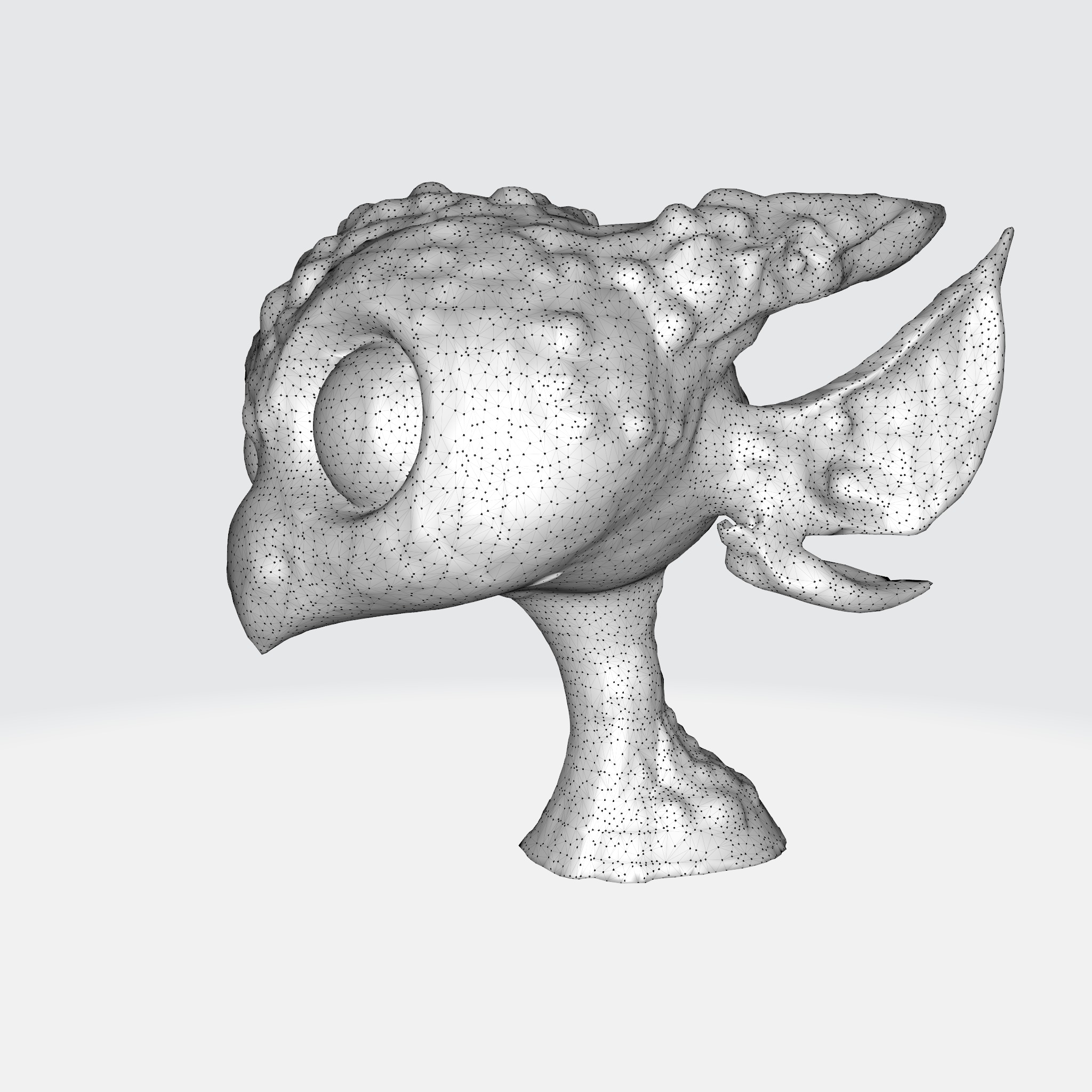 Vibrant Alien Creature 3D model_9