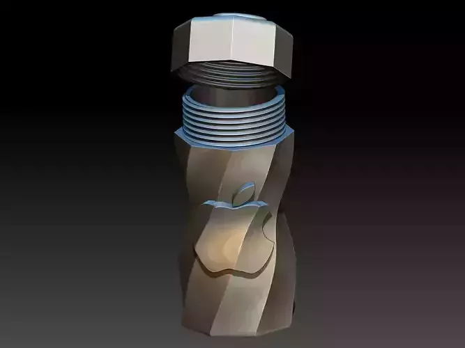 screw top bottle apple