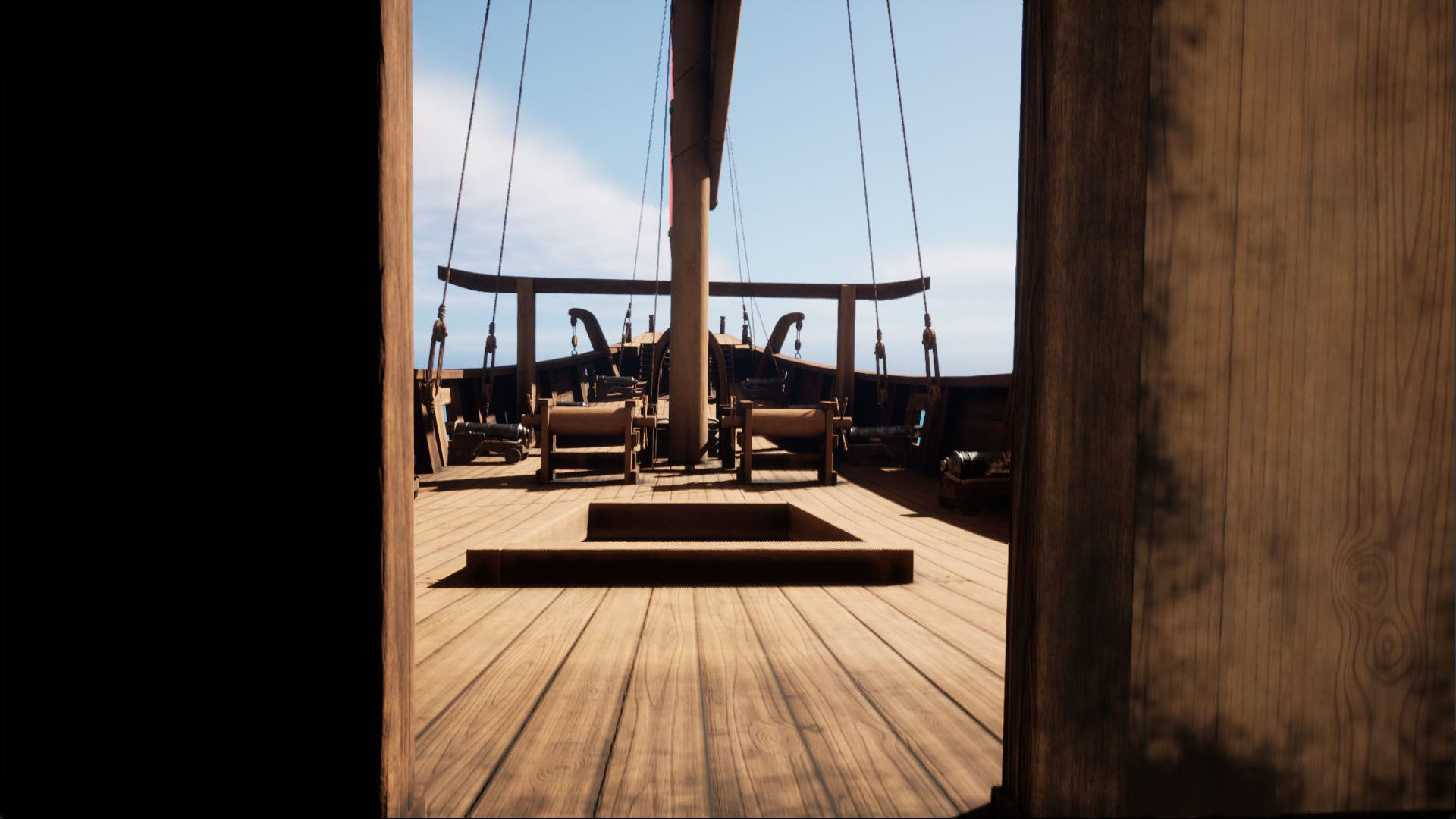 Junk Ship Low-poly 3D model_9