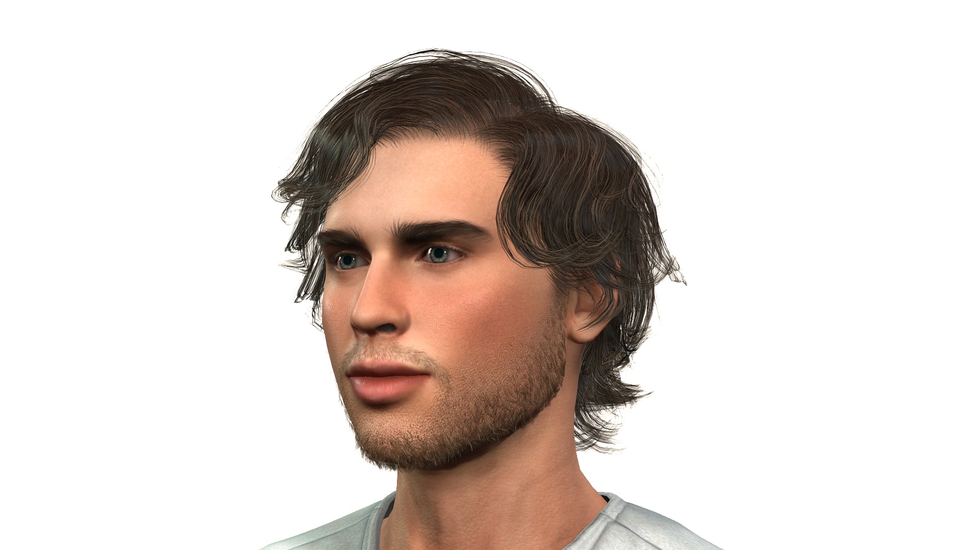 male model for animation and games 3D model_1