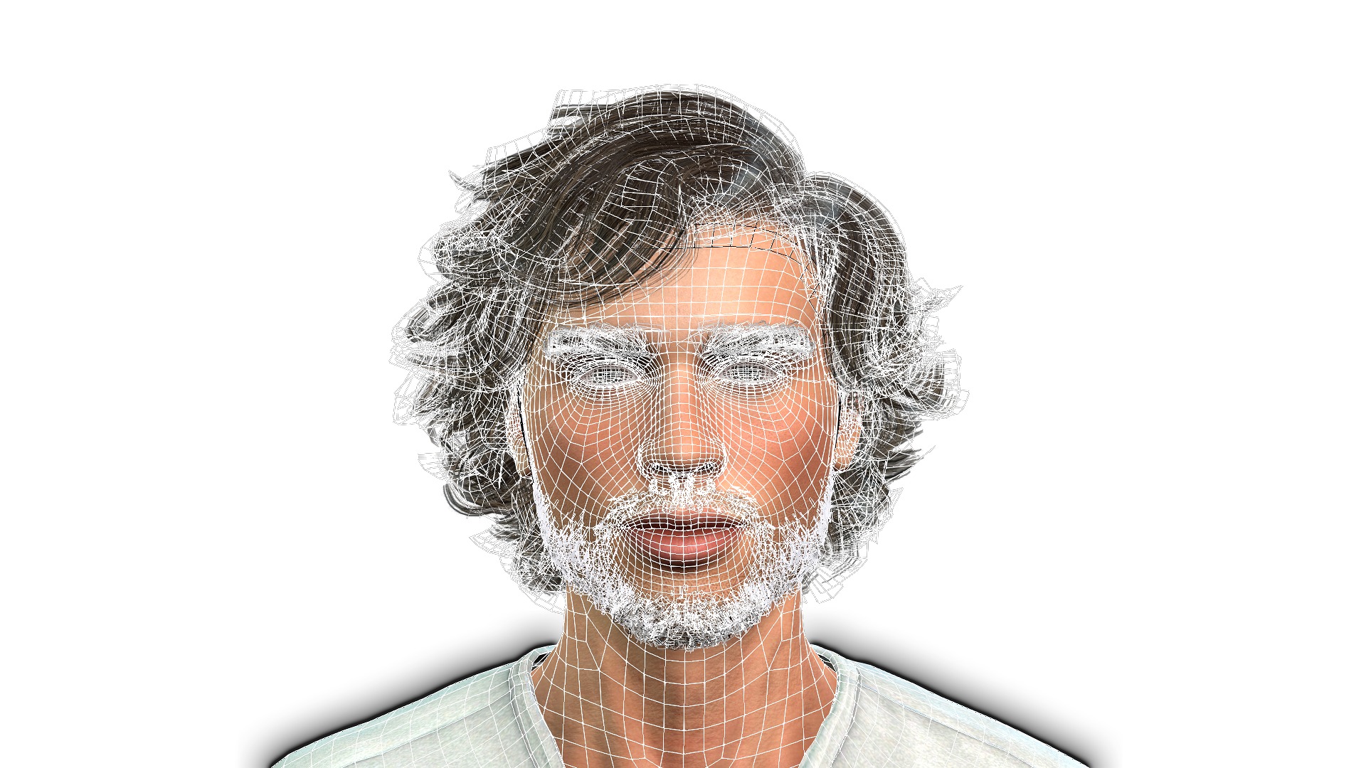 male model for animation and games 3D model_3