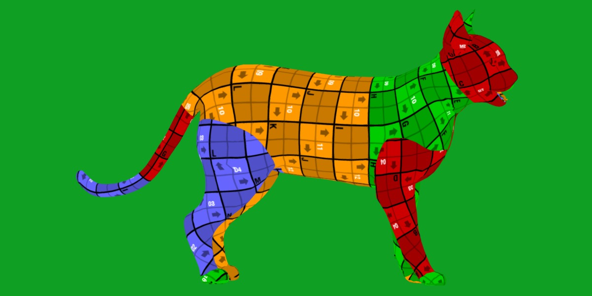 Tonkinese Cat Low-poly 3D model_18