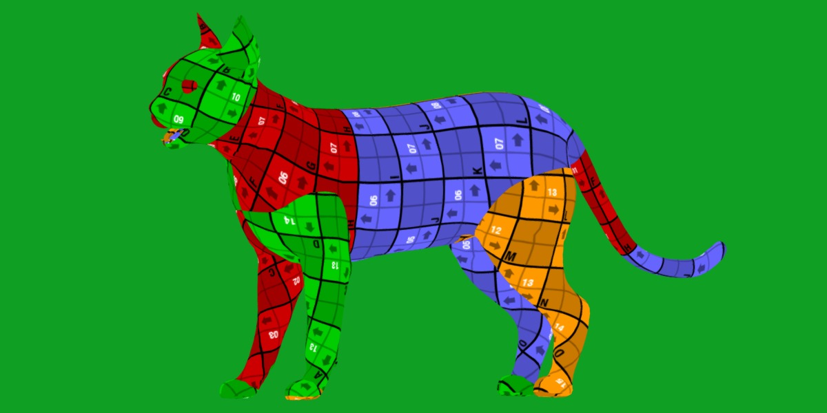 Tonkinese Cat Low-poly 3D model_19