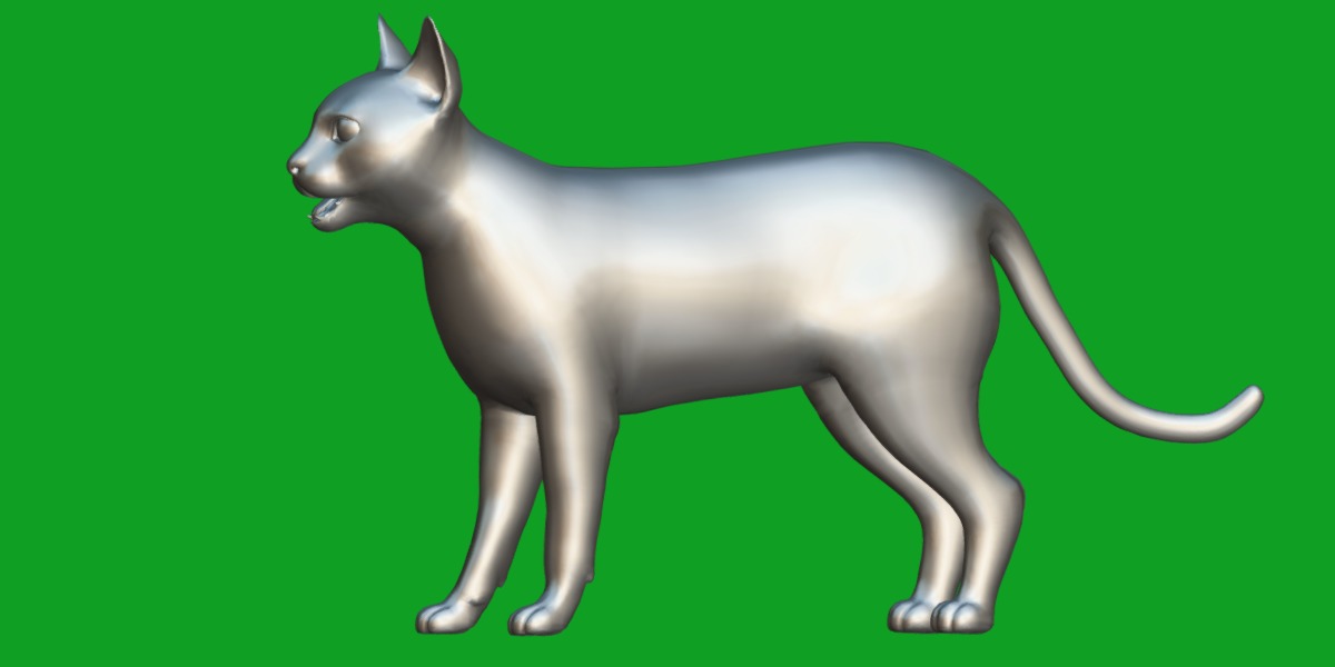 Tonkinese Cat Low-poly 3D model_8