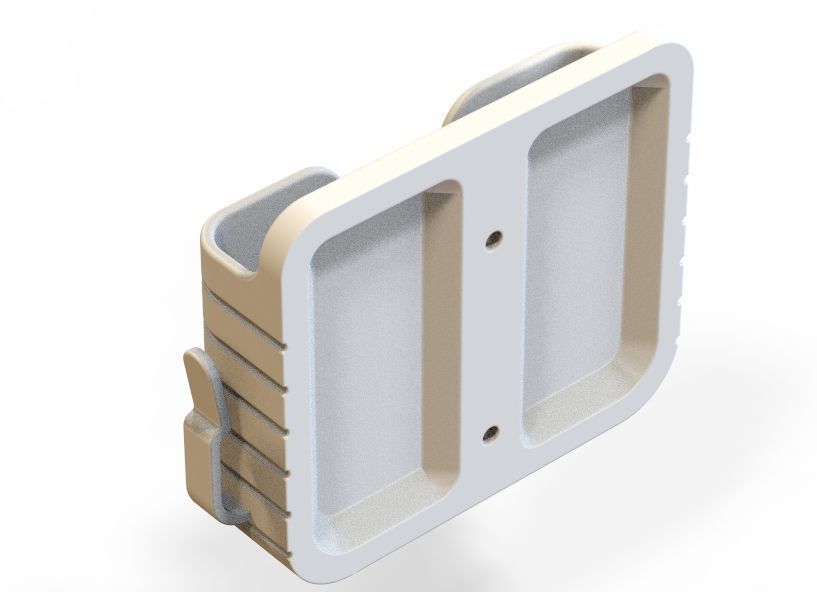 Mobile Wall Mount 3D print model_30