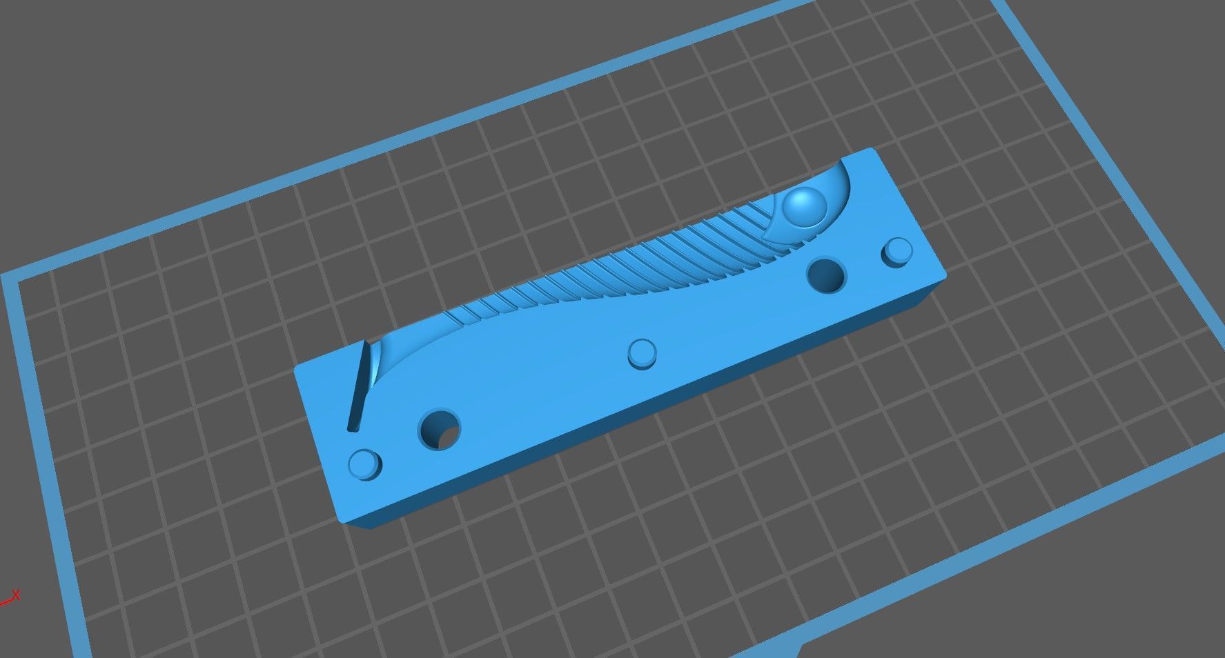 Open pour mold for fishing lure 3D print model_21