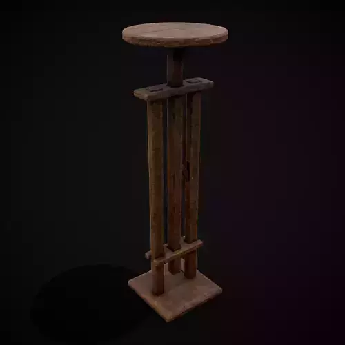 Antique Adjustable Stool