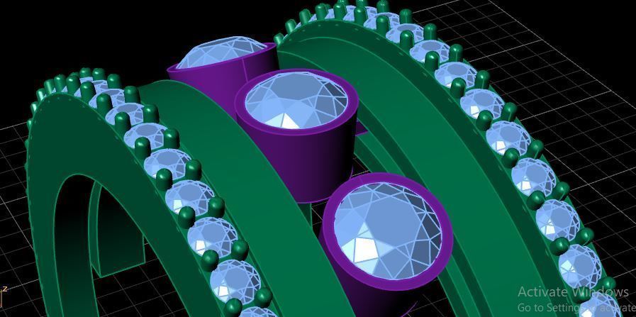 messika ring diamond 3D print model_2