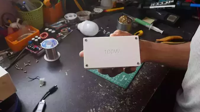 100W power bank enclosure model for IP2368 100W module  3D print model