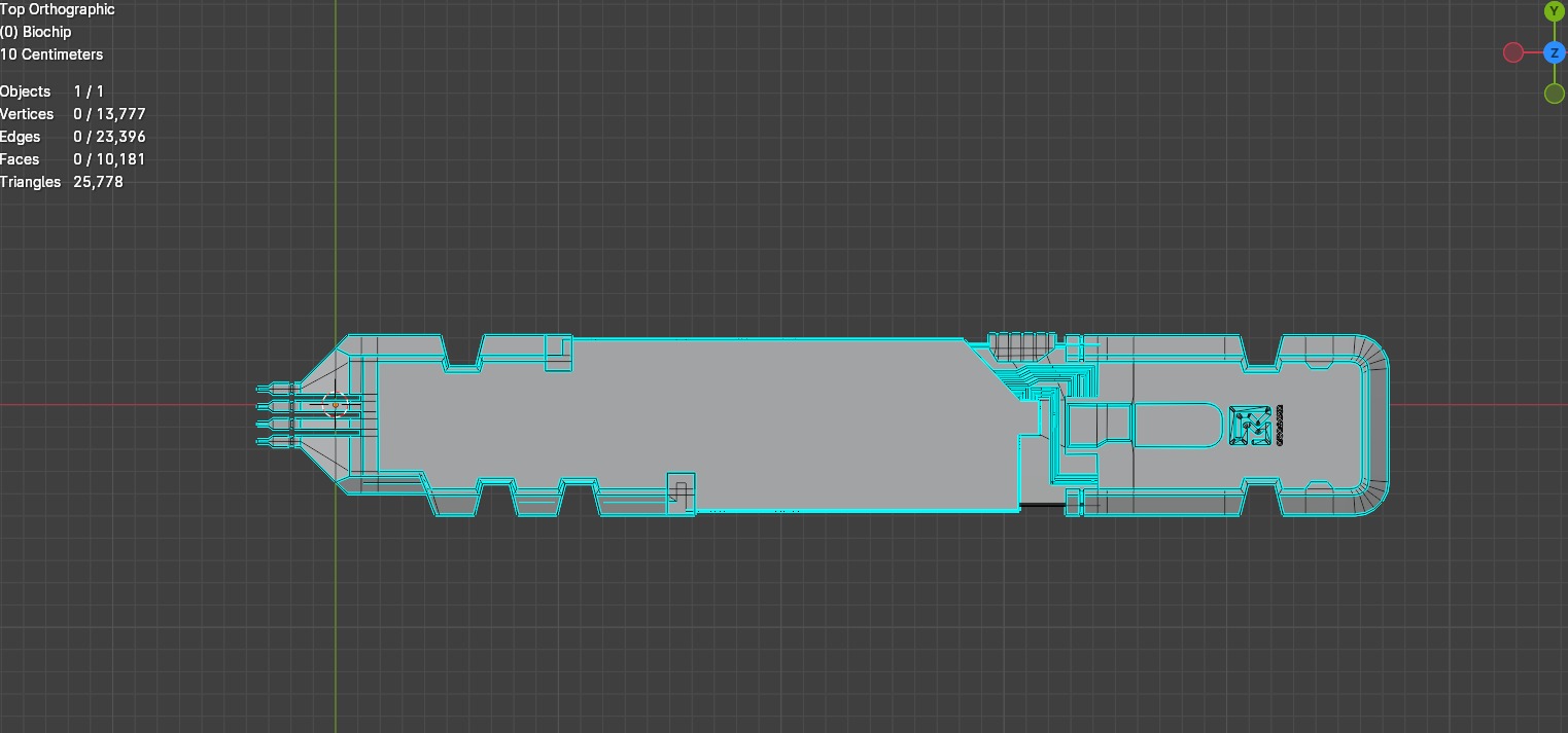 Cyberpunk Biochip 3D Model Free low-poly 3D model_5