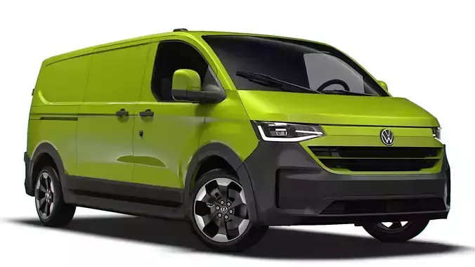 Volkswagen Transporter L2H1 2024 3D model