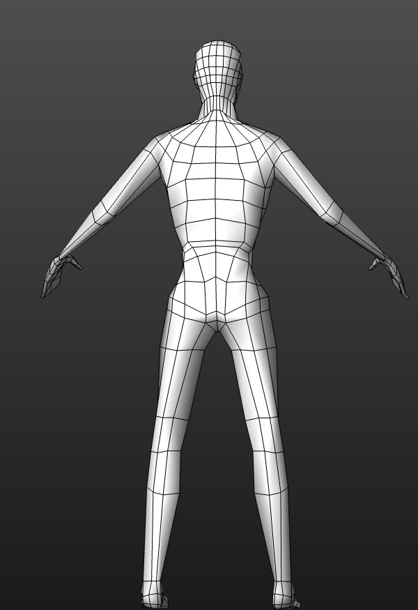 PSX - PS1 -Style Low Poly Zombie - Fully Rigged 3D Model Free low-poly 3D model_3