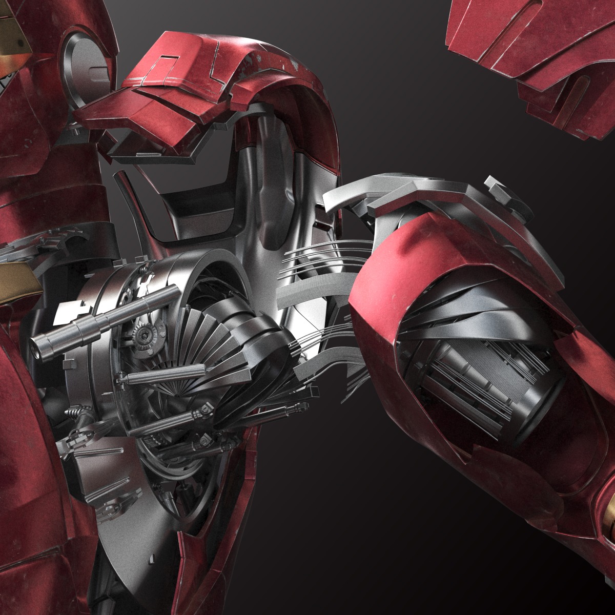 Iron man 06 3D model_11