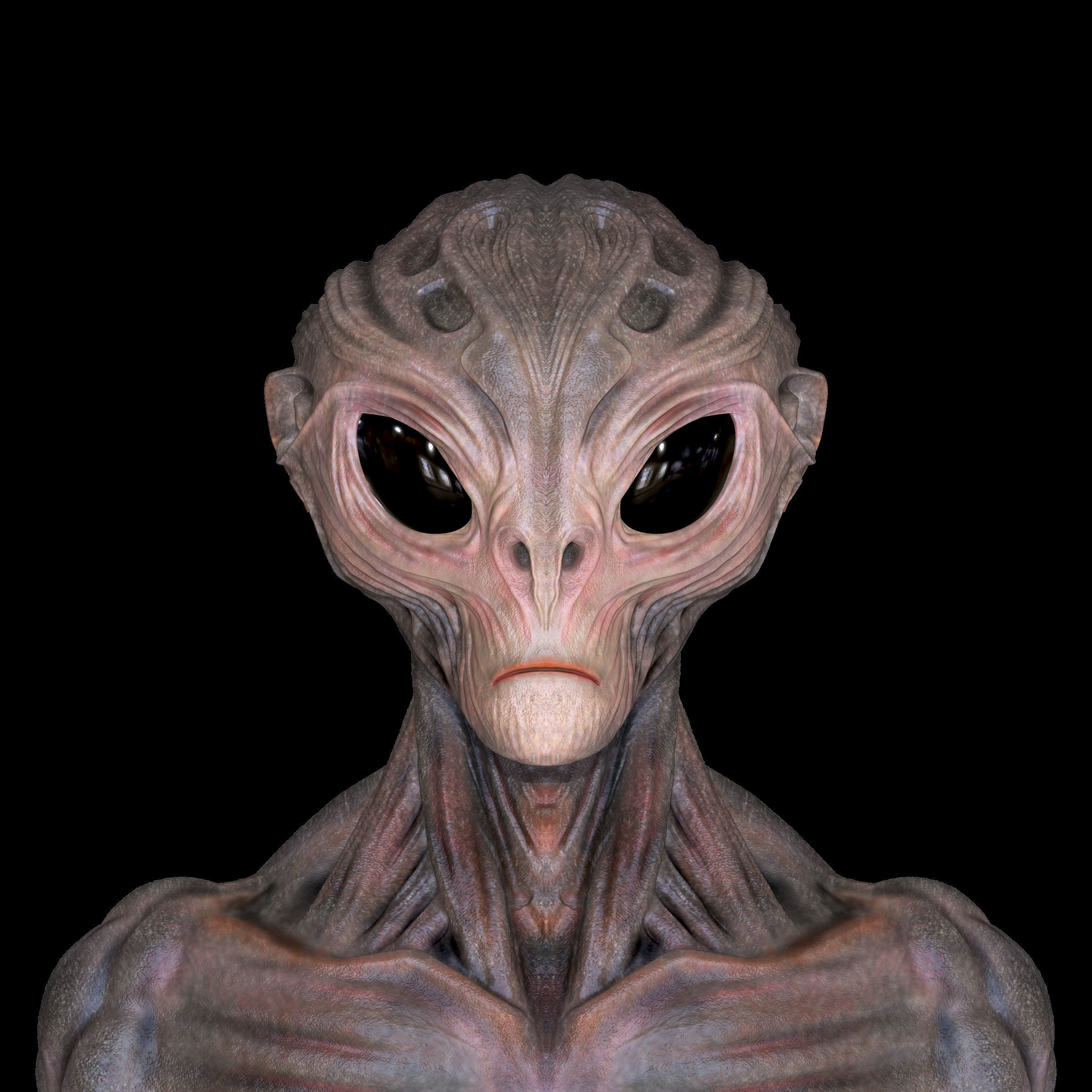 Elder of the Abyss Low-poly 3D model_4