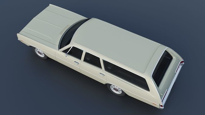 Dodge Polara Station Wagon 1969  3D print model 7