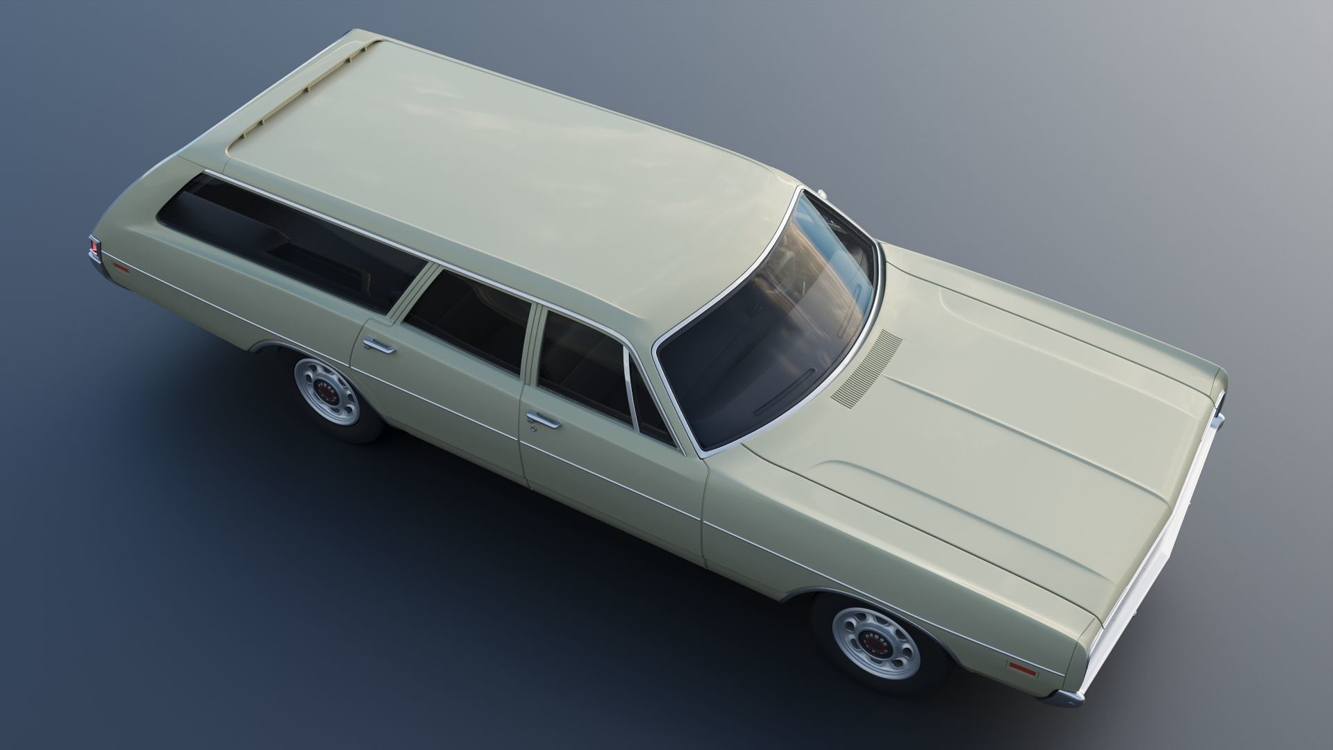 Dodge Polara Station Wagon 1969  3D print model_13