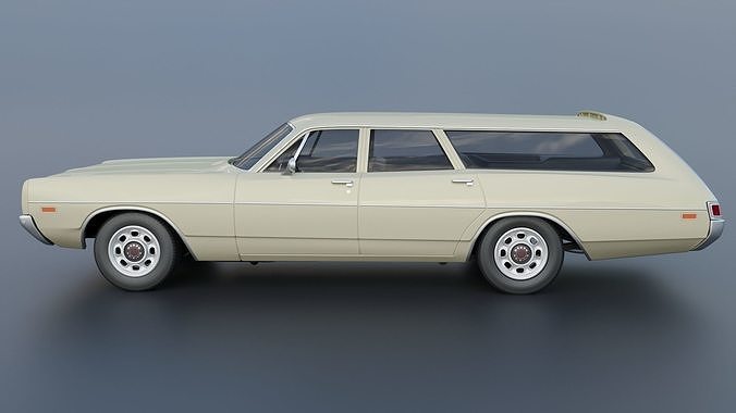 Dodge Polara Station Wagon 1969  3D print model 4