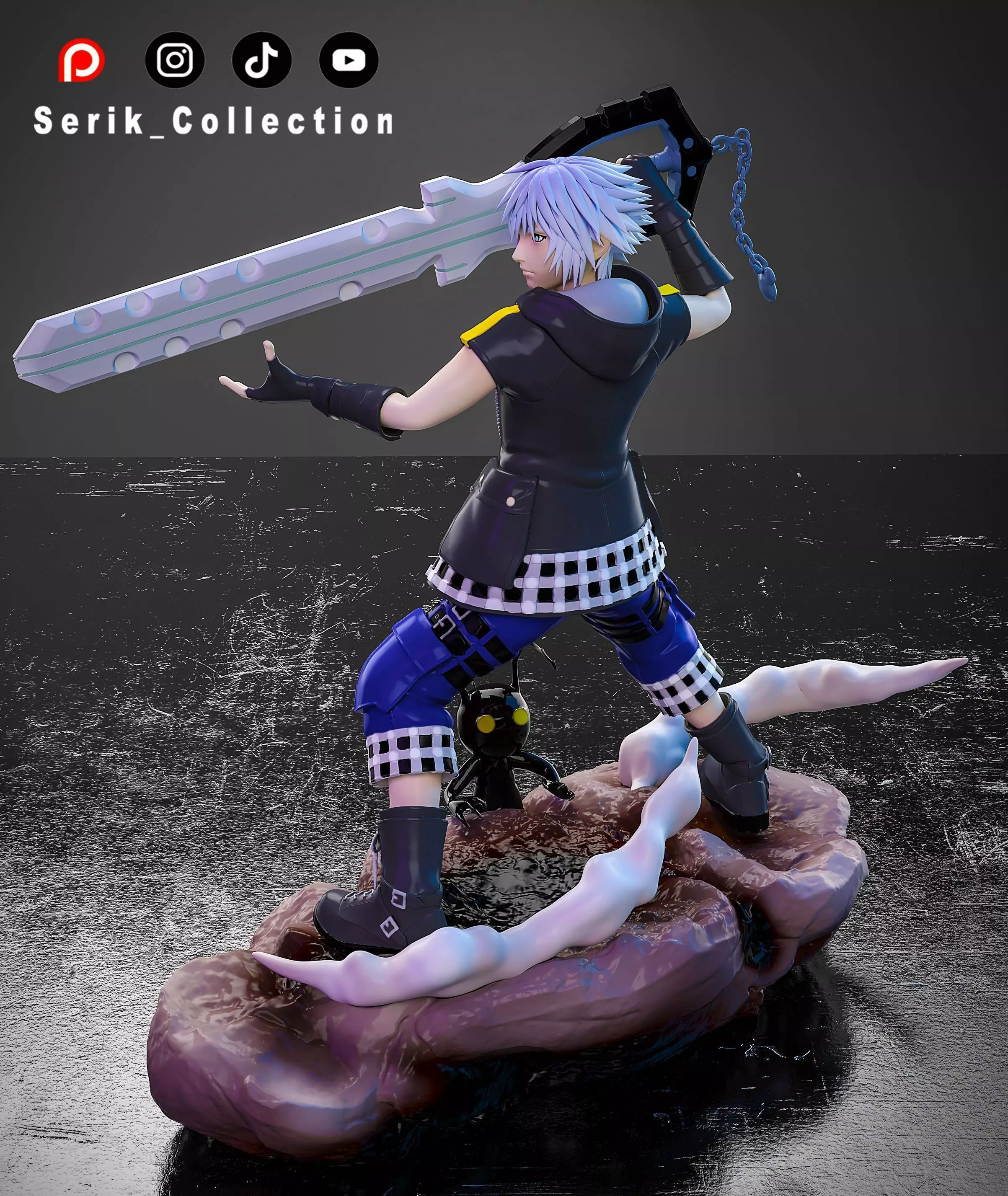 RIKU - KINGDOM HEARTS 3D print model_1