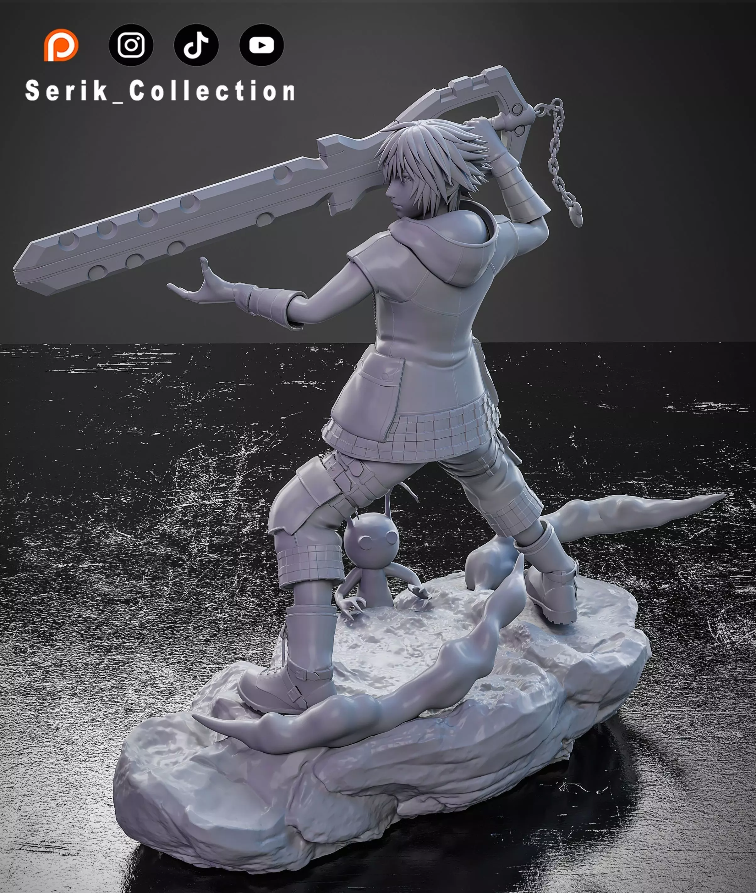 RIKU - KINGDOM HEARTS 3D print model_2