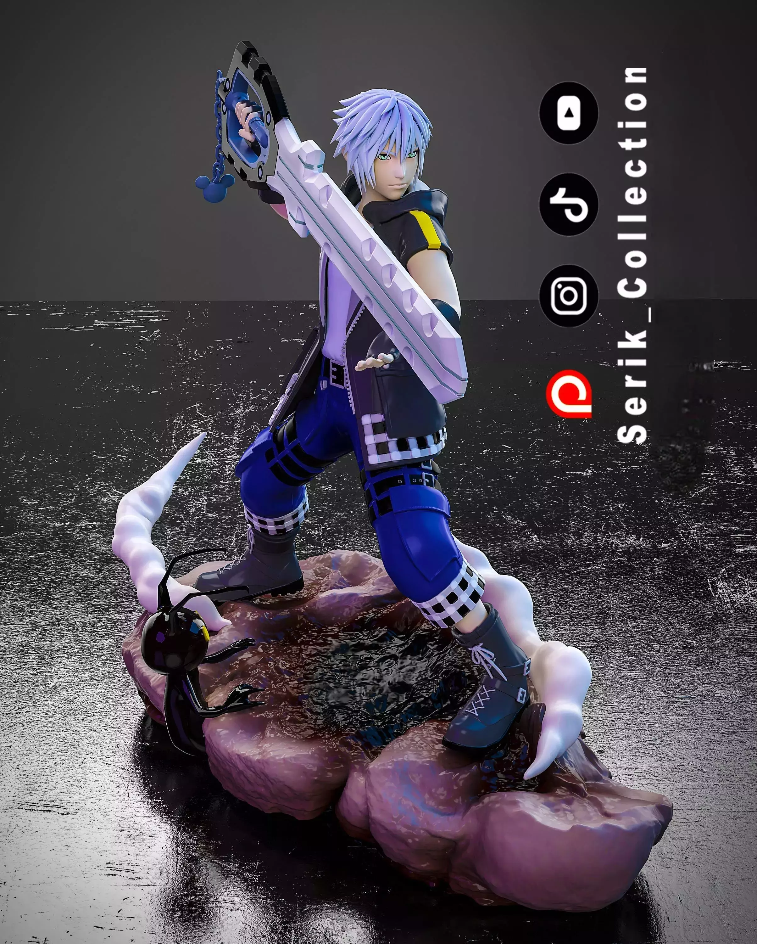 RIKU - KINGDOM HEARTS 3D print model_0
