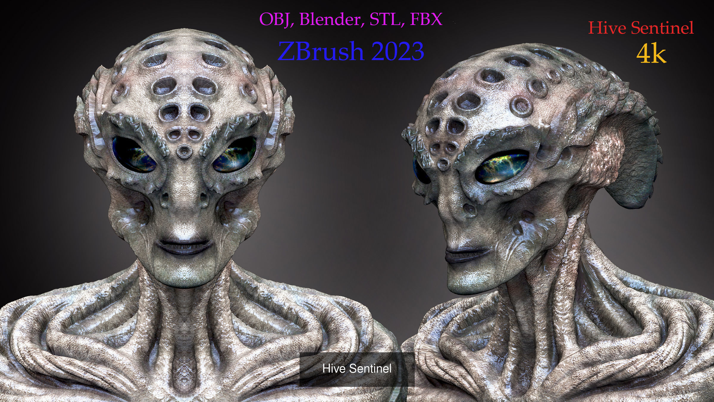 ALIEN GRROUP 3D Model Collection_2