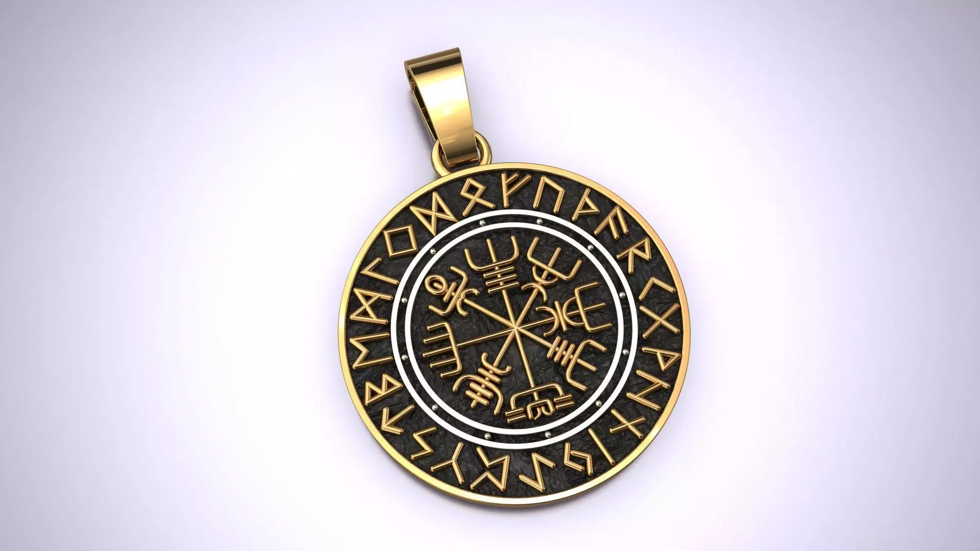 Compass Pendant 3D Print Model 3D print model_0